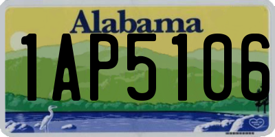 AL license plate 1AP5106