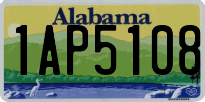 AL license plate 1AP5108