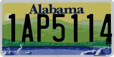 AL license plate 1AP5114