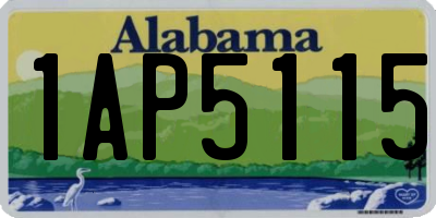 AL license plate 1AP5115