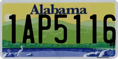 AL license plate 1AP5116