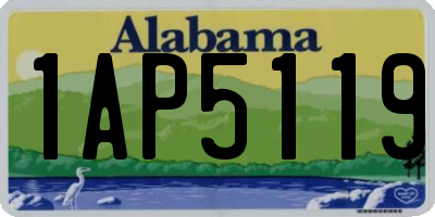 AL license plate 1AP5119