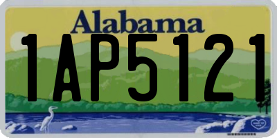 AL license plate 1AP5121