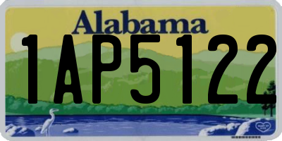 AL license plate 1AP5122