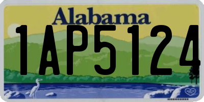 AL license plate 1AP5124