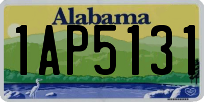 AL license plate 1AP5131