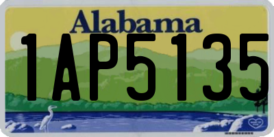 AL license plate 1AP5135