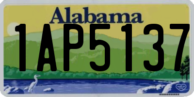 AL license plate 1AP5137