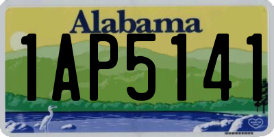 AL license plate 1AP5141