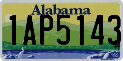 AL license plate 1AP5143