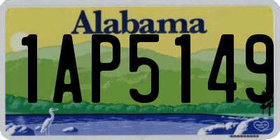 AL license plate 1AP5149