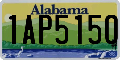 AL license plate 1AP5150