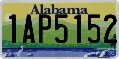 AL license plate 1AP5152