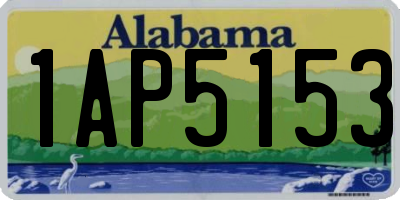 AL license plate 1AP5153