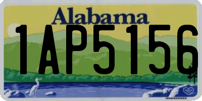 AL license plate 1AP5156