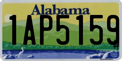 AL license plate 1AP5159