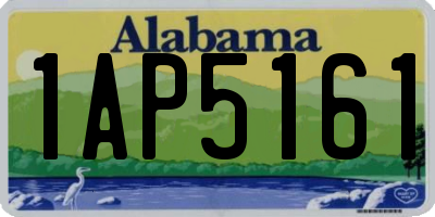 AL license plate 1AP5161