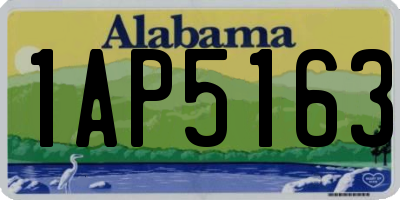 AL license plate 1AP5163