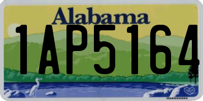 AL license plate 1AP5164
