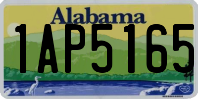 AL license plate 1AP5165