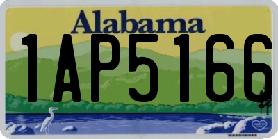 AL license plate 1AP5166