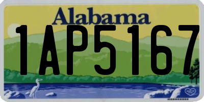 AL license plate 1AP5167