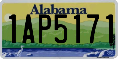 AL license plate 1AP5171