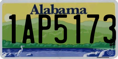 AL license plate 1AP5173
