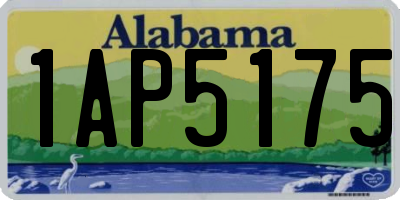 AL license plate 1AP5175