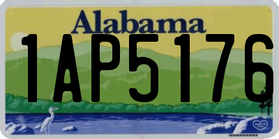 AL license plate 1AP5176