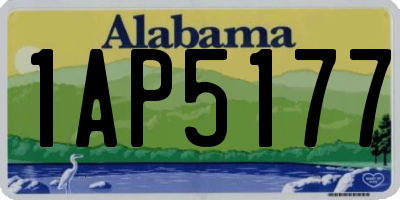 AL license plate 1AP5177