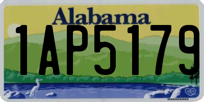 AL license plate 1AP5179