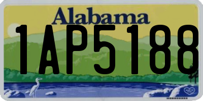 AL license plate 1AP5188