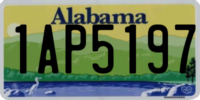 AL license plate 1AP5197
