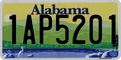 AL license plate 1AP5201