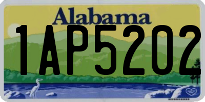 AL license plate 1AP5202