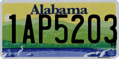 AL license plate 1AP5203