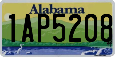 AL license plate 1AP5208