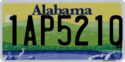 AL license plate 1AP5210