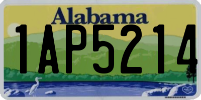 AL license plate 1AP5214
