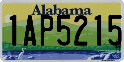 AL license plate 1AP5215
