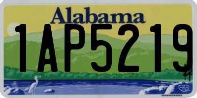 AL license plate 1AP5219