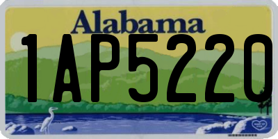 AL license plate 1AP5220
