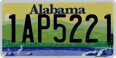 AL license plate 1AP5221