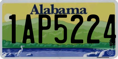 AL license plate 1AP5224