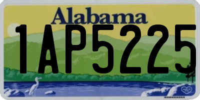 AL license plate 1AP5225