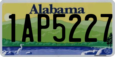 AL license plate 1AP5227