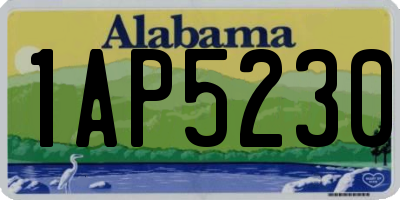 AL license plate 1AP5230