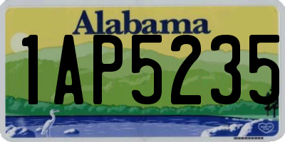 AL license plate 1AP5235