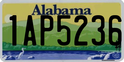 AL license plate 1AP5236